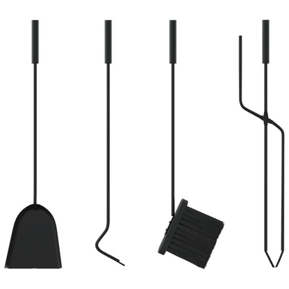 5 Daļu Kamīna Instrumentu Komplekts, 18X56 Cm, Tērauds