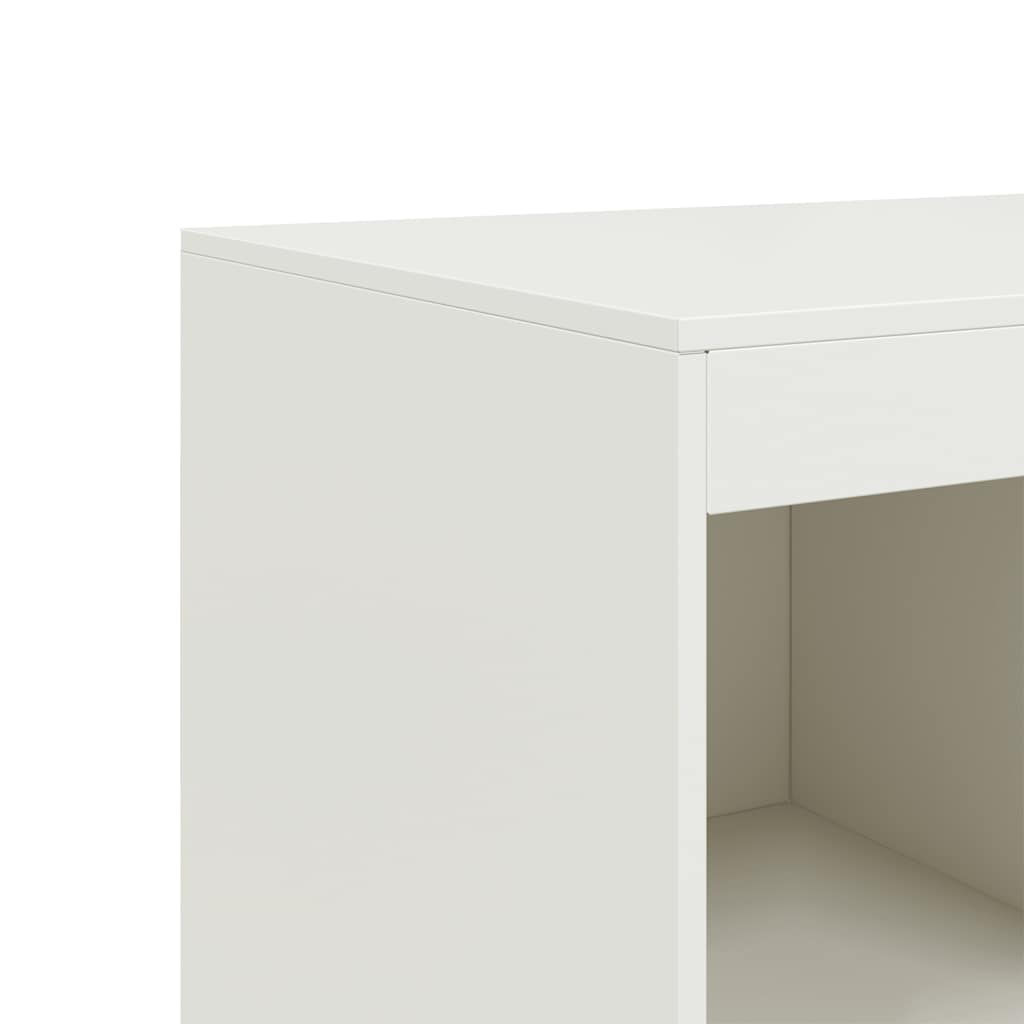 Augstais Skapītis, Balts, 67X39X95 Cm, Tērauds
