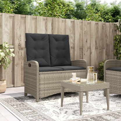 Atgāžams Dārza Krēsls Ar Matračiem, Bēša Pe Rotangpalma