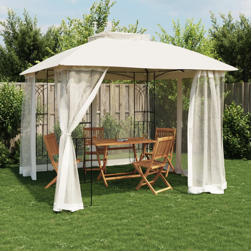 Dārza Nojume, Dubults Jumts, Sienas, 2,94X2,94 M, Tērauds