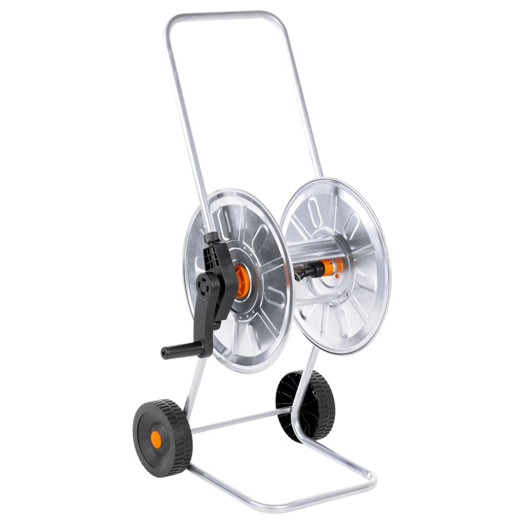 Šļūtenes Spoles Ratiņi 60 M 1/2" Šļūtenei, Tērauds