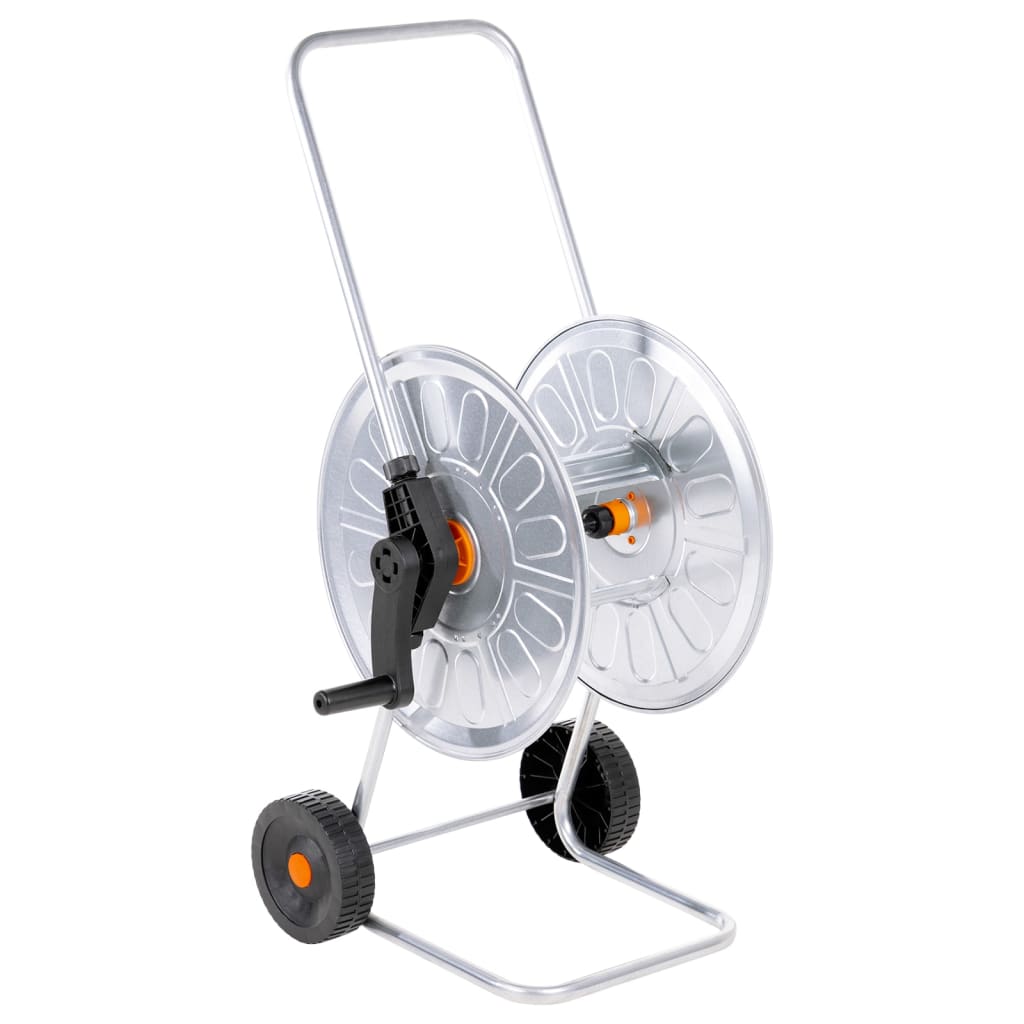 Šļūtenes Spoles Ratiņi 60 M 1/2" Šļūtenei, Tērauds
