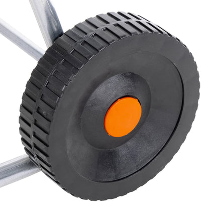 Šļūtenes Spoles Ratiņi 60 M 1/2" Šļūtenei, Tērauds