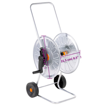 Šļūtenes Spoles Ratiņi 60 M 1/2" Šļūtenei, Tērauds