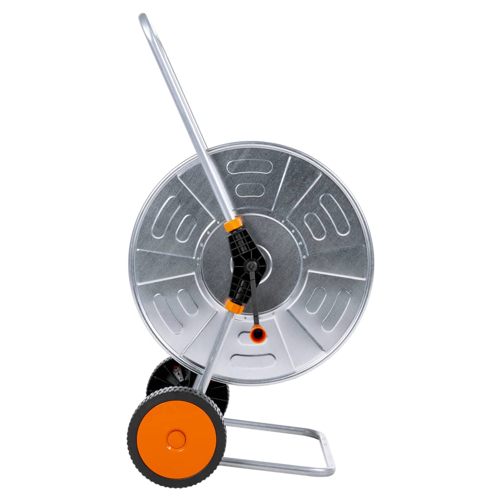 Šļūtenes Spoles Ratiņi 110 M 1/2", 80 M 3/4" Šļūtenei, Tērauds