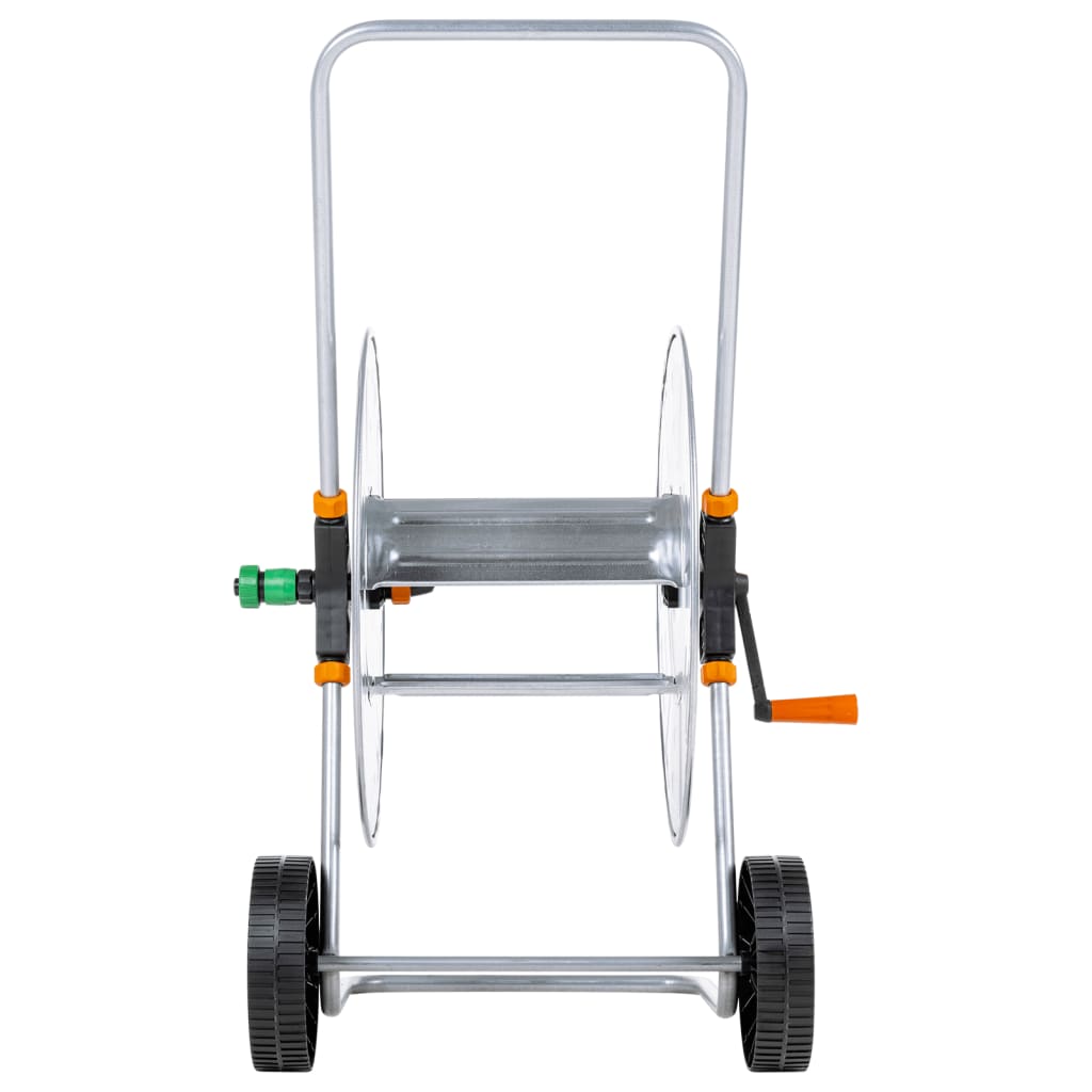 Šļūtenes Spoles Ratiņi 110 M 1/2", 80 M 3/4" Šļūtenei, Tērauds