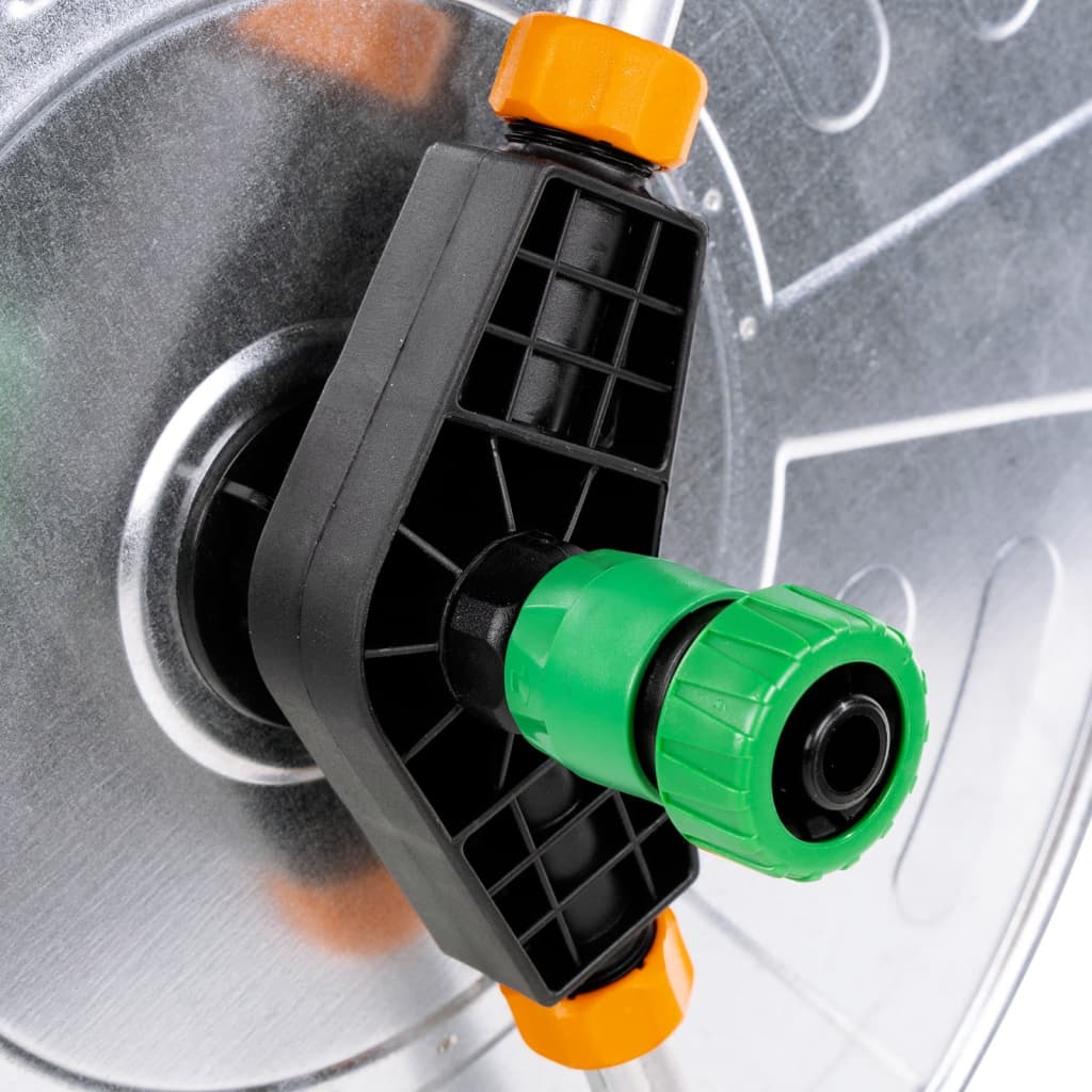 Šļūtenes Spoles Ratiņi 110 M 1/2", 80 M 3/4" Šļūtenei, Tērauds