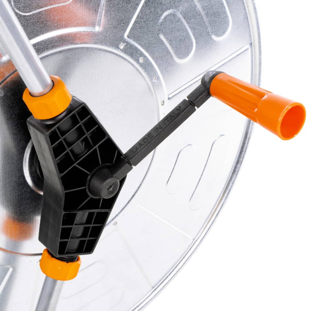 Šļūtenes Spoles Ratiņi 110 M 1/2", 80 M 3/4" Šļūtenei, Tērauds