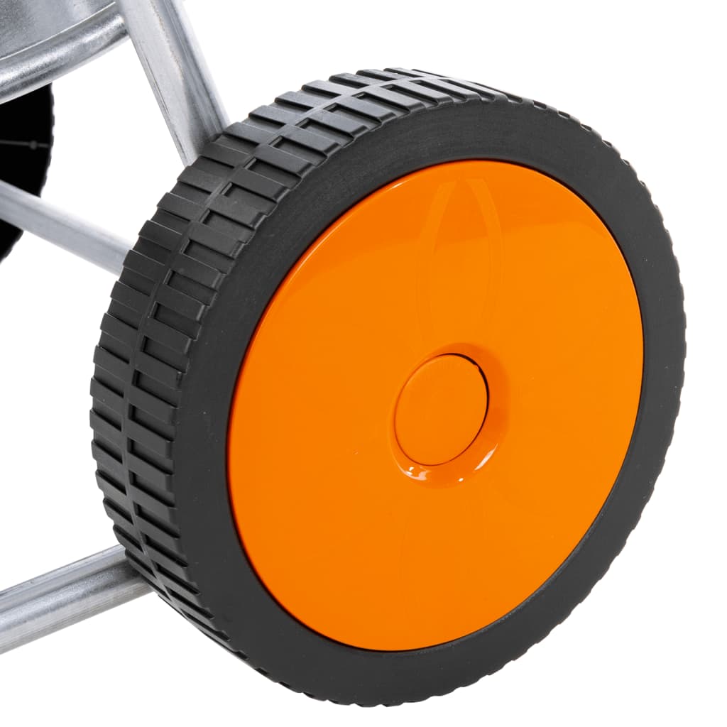 Šļūtenes Spoles Ratiņi 110 M 1/2", 80 M 3/4" Šļūtenei, Tērauds