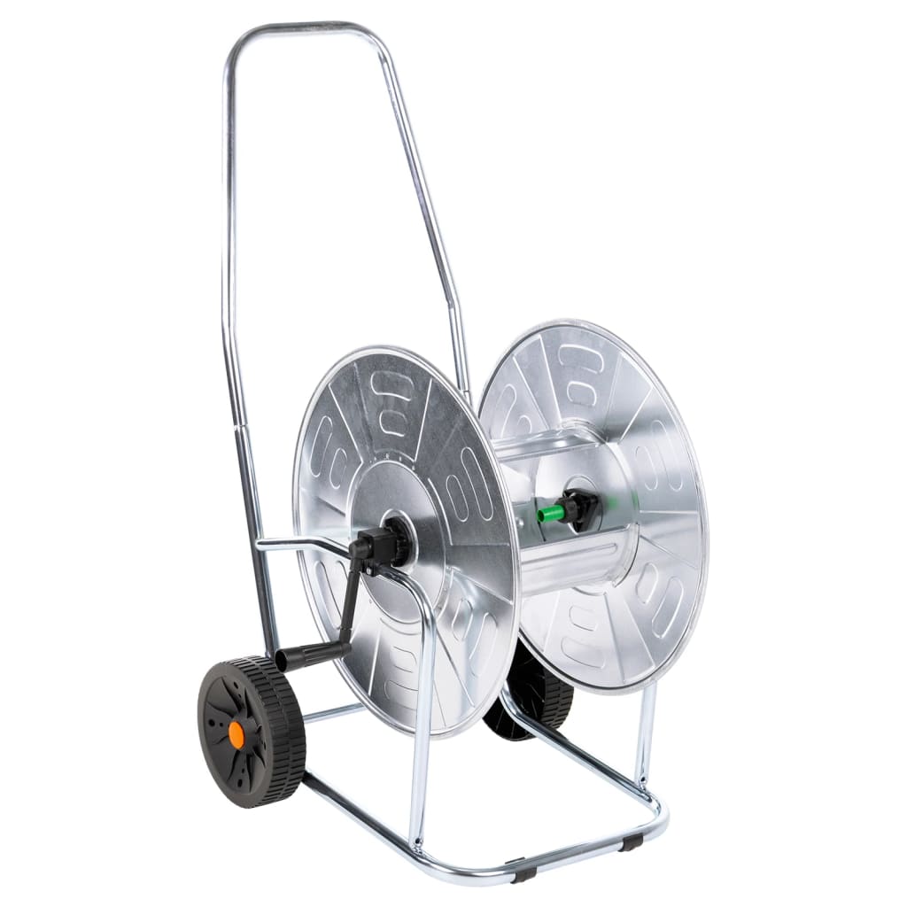 Šļūtenes Spoles Ratiņi 80 M 3/4" Šļūtenei, Tērauds