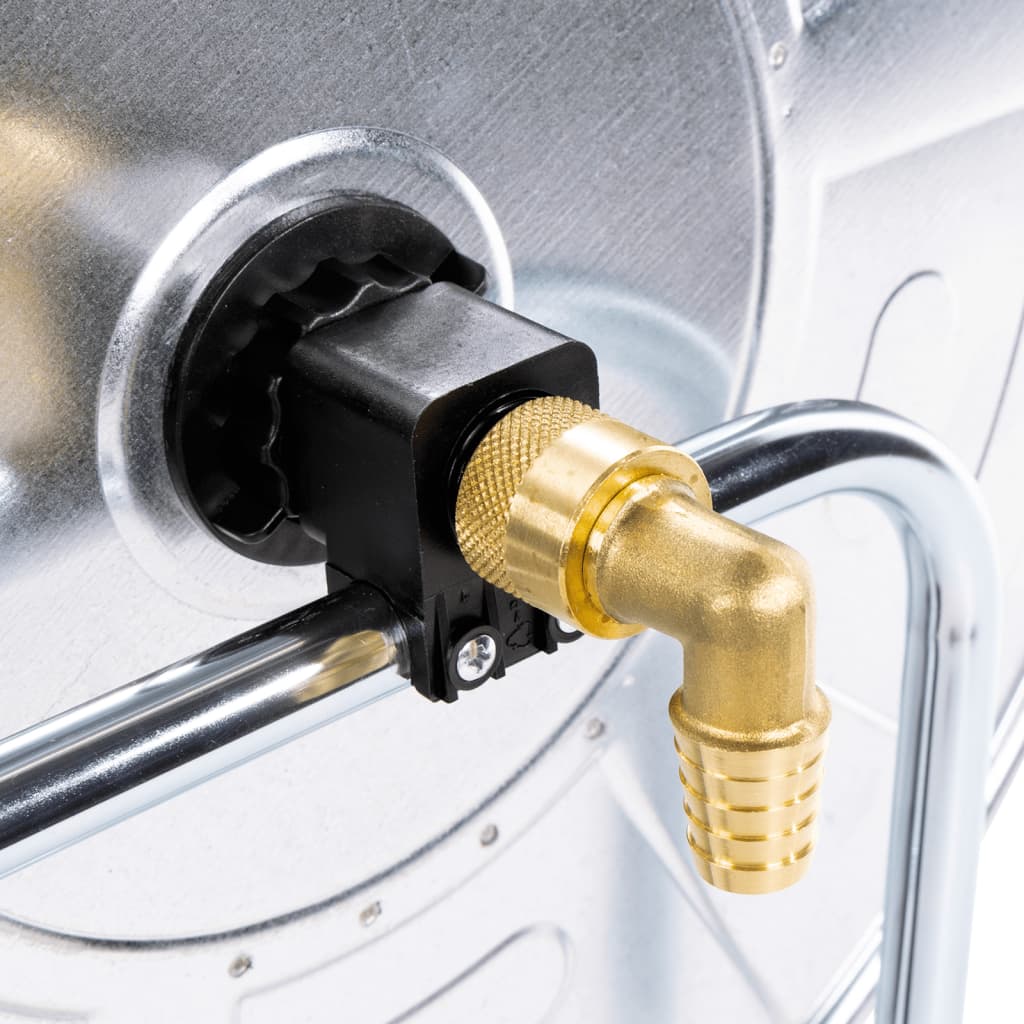 Šļūtenes Spoles Ratiņi 80 M 3/4" Šļūtenei, Tērauds
