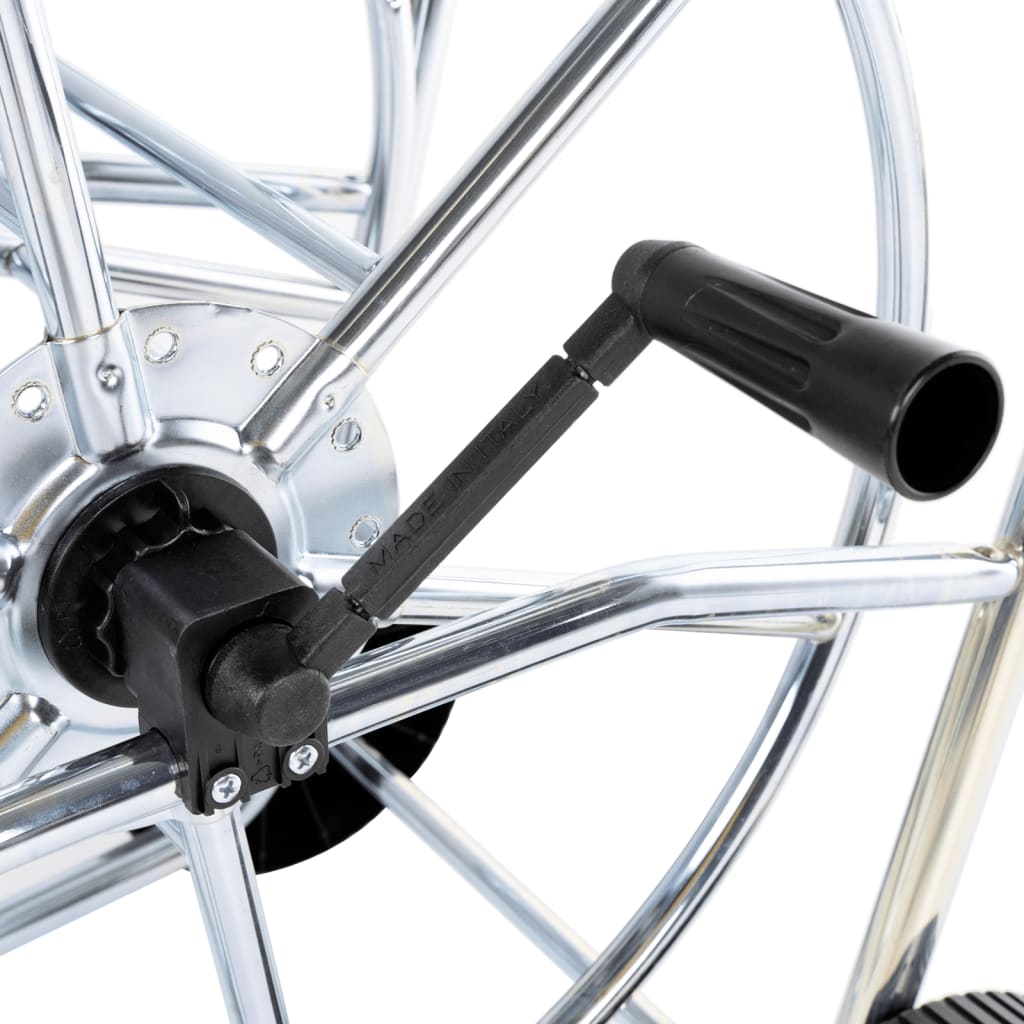 Šļūtenes Spoles Ratiņi 80 M 3/4" Šļūtenei, Tērauds