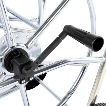 Šļūtenes Spoles Ratiņi 80 M 3/4" Šļūtenei, Tērauds