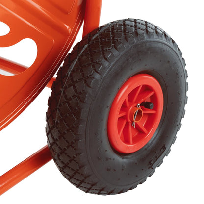 Šļūtenes Spoles Ratiņi 140 M 3/4" Šļūtenei, Tērauds