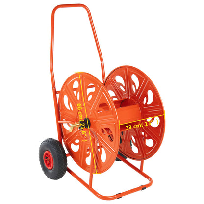 Šļūtenes Spoles Ratiņi 140 M 3/4" Šļūtenei, Tērauds