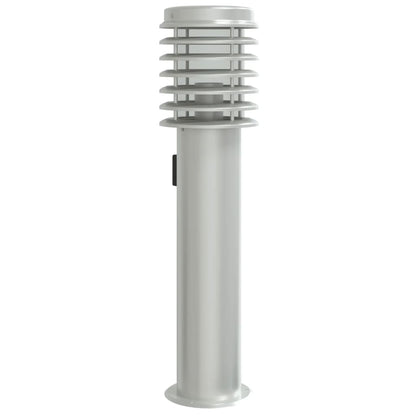 Āra Zemes Lampa , 60 Cm, Nerūsējošs Tērauds Sudraba