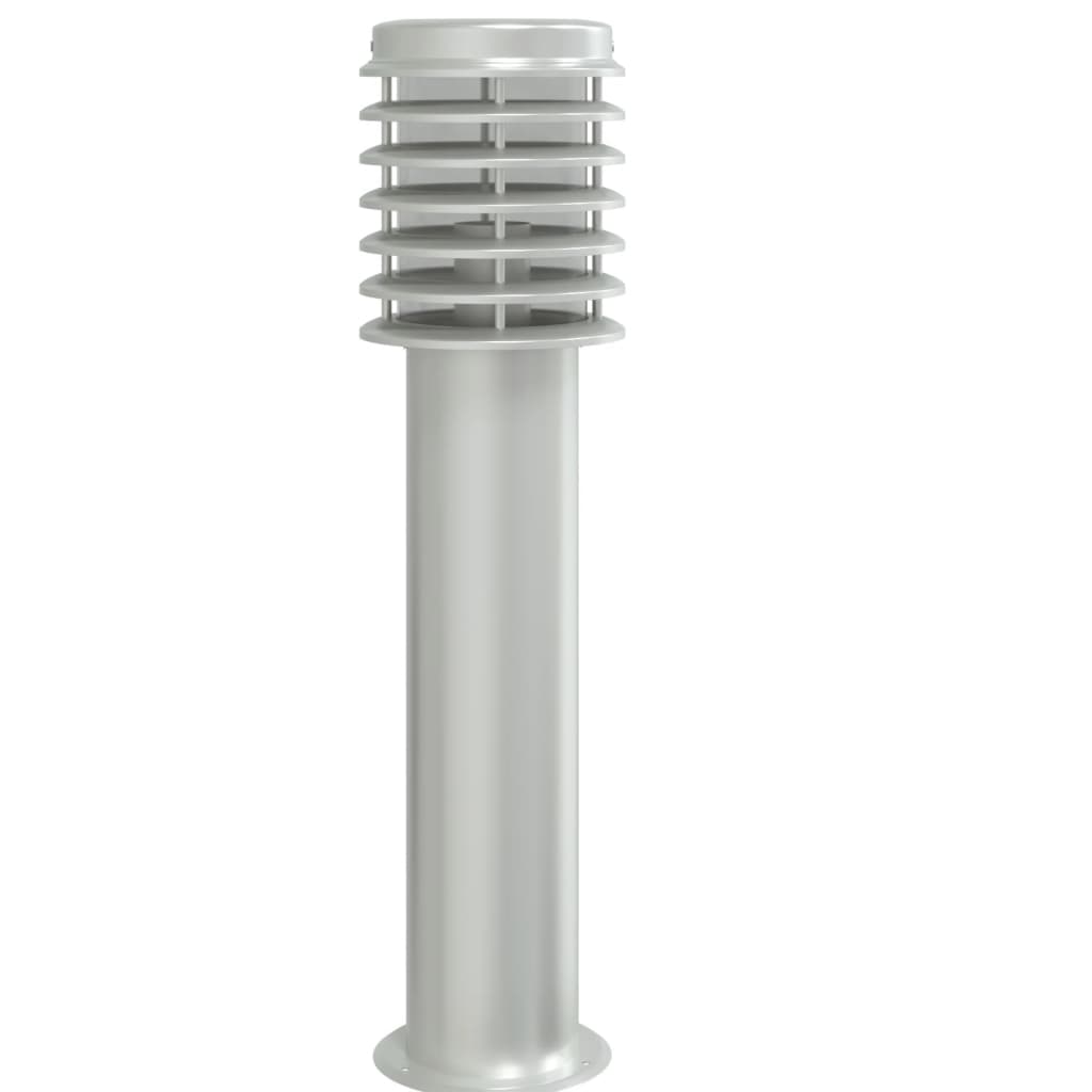 Āra Zemes Lampa , 60 Cm, Nerūsējošs Tērauds Sudraba