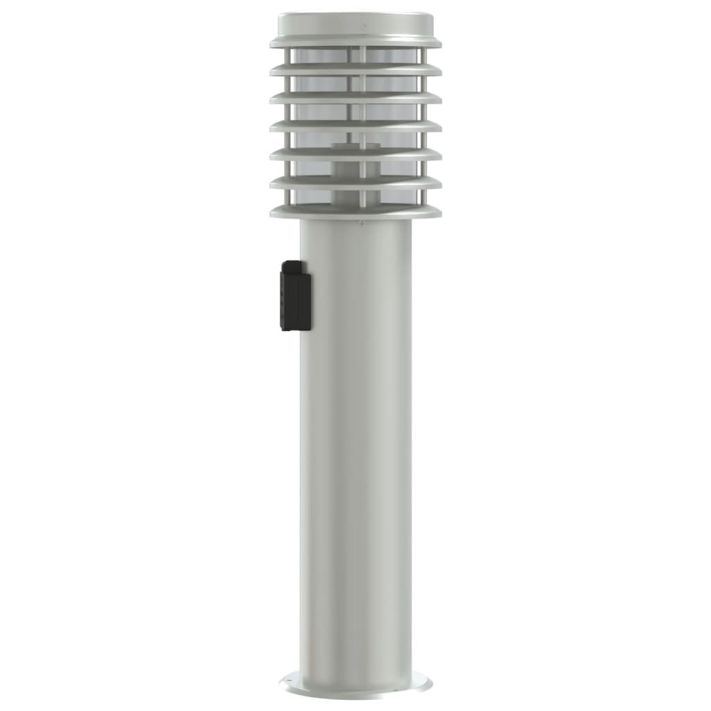 Āra Zemes Lampa , 60 Cm, Nerūsējošs Tērauds Sudraba