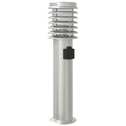 Āra Zemes Lampa , 60 Cm, Nerūsējošs Tērauds Sudraba