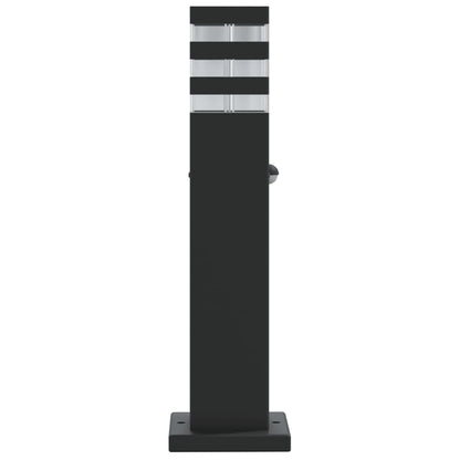 Āra Grīdas Lampa Ar Sensora, Melns, , Alumīnijs 50 Cm