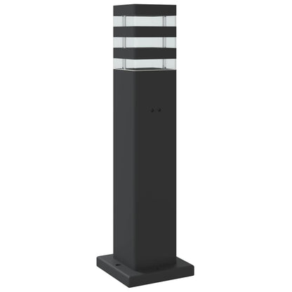 Āra Grīdas Lampa Ar Sensora, Melns, , Alumīnijs 50 Cm