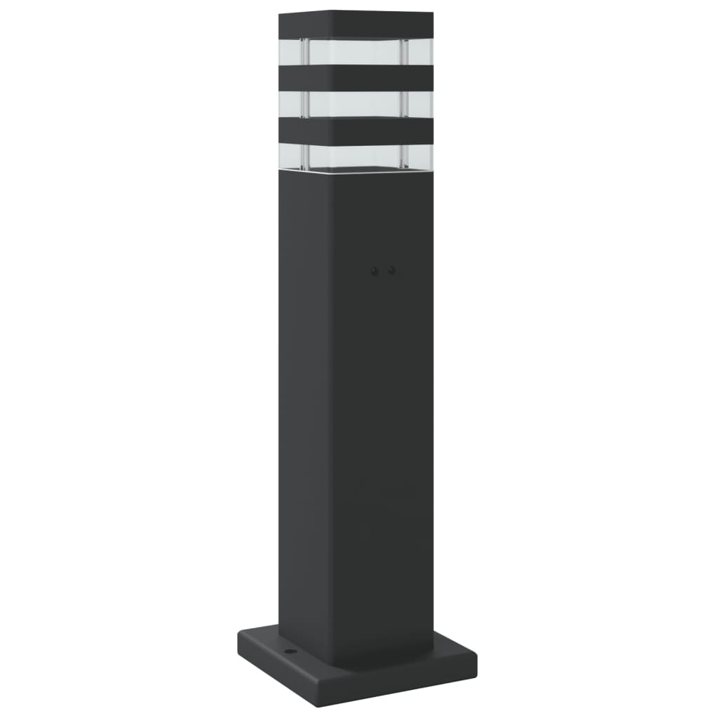 Āra Zemes Lampas , Melns, 3 Gb., , Alumīnijs 50 Cm