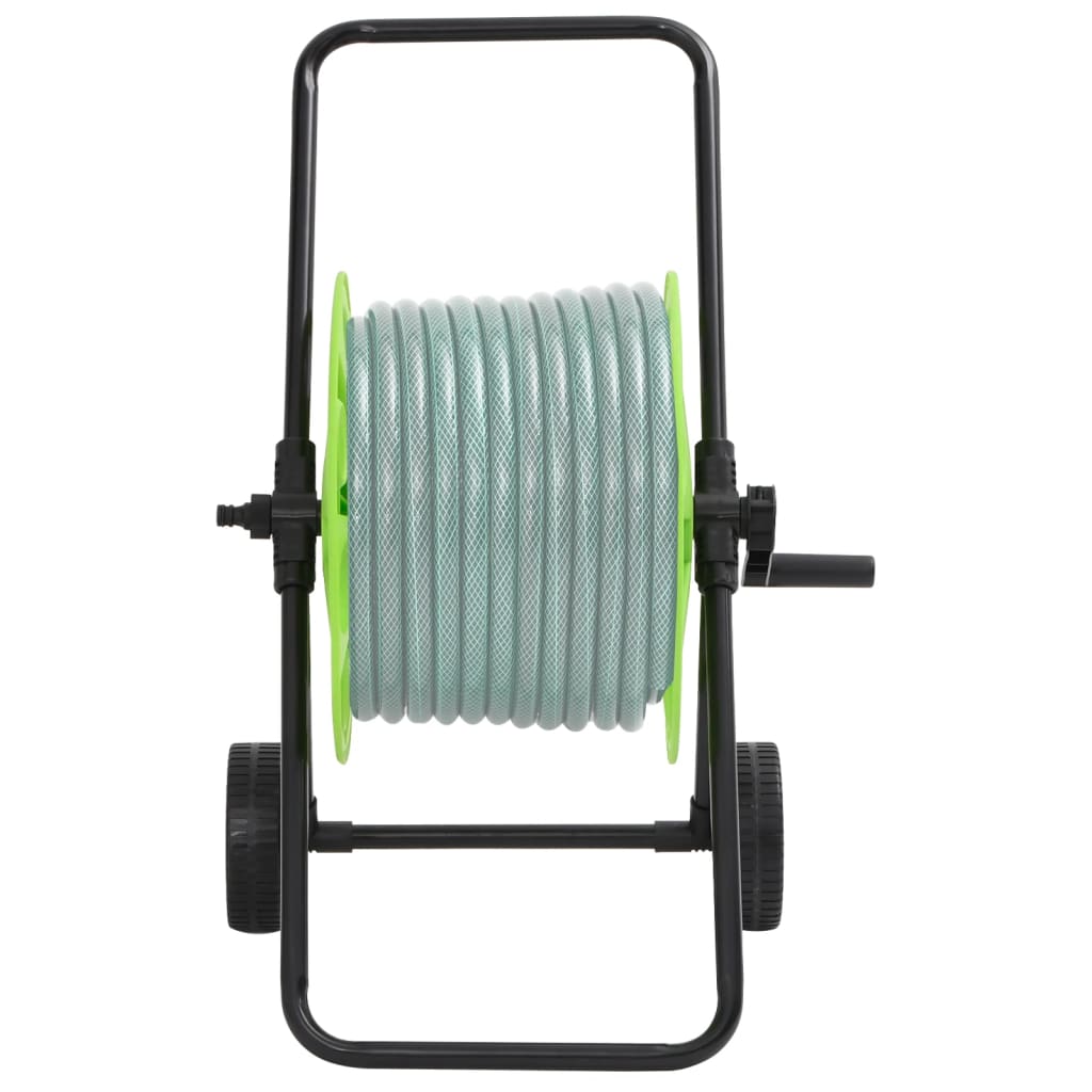 Šļūtenes Spoles Ratiņi 60 M 1/2" Šļūtenei, Zaļi, Tērauds