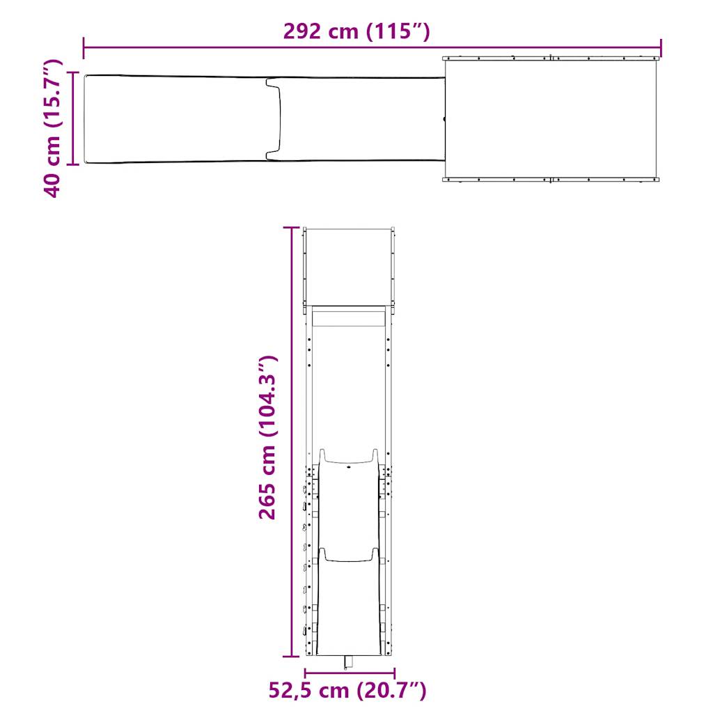 Āra Rotaļu Laukums, Impregnēts Priedes Koks
