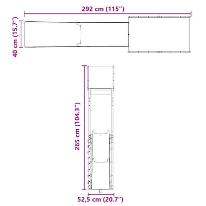 Āra Rotaļu Laukums, Impregnēts Priedes Koks