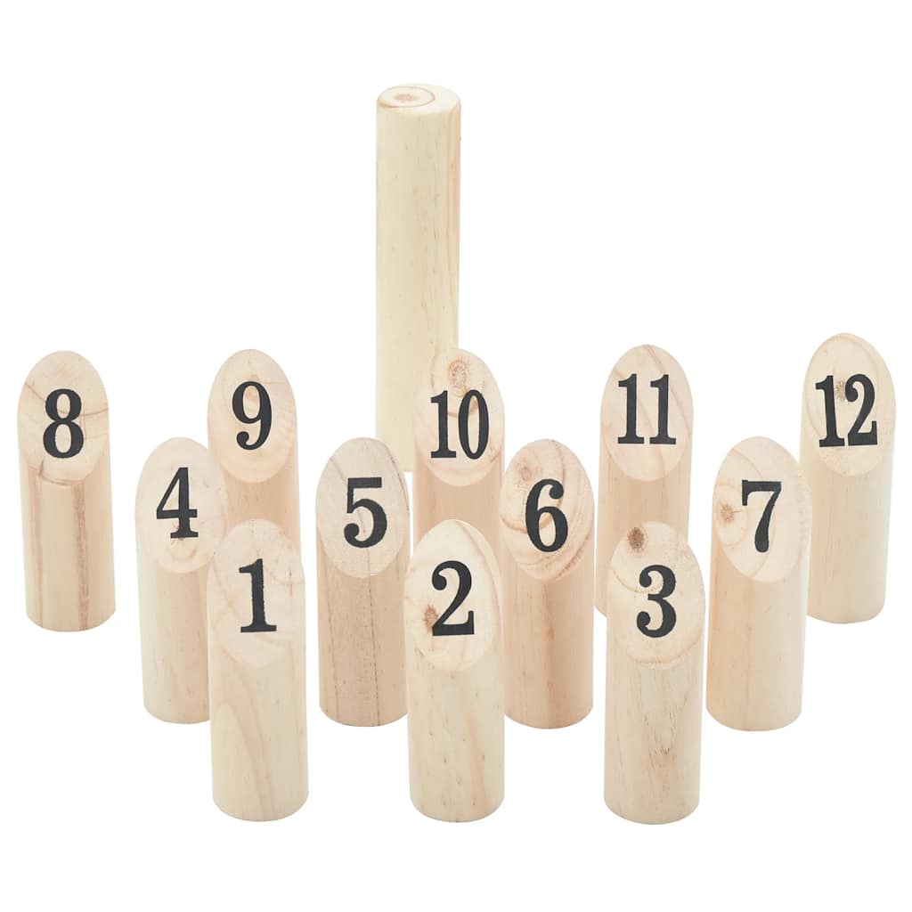 Kubb Spēle Ar Somu, Priedes Masīvkoks