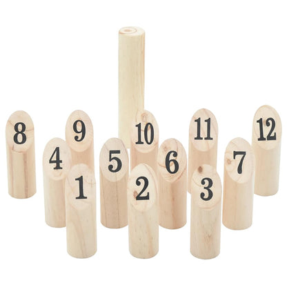 Kubb Spēle Ar Somu, Priedes Masīvkoks