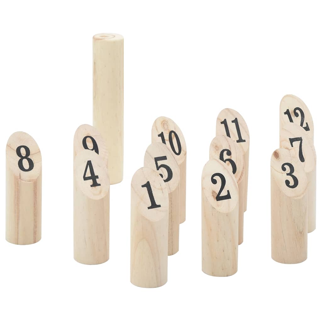 Kubb Spēle Ar Somu, Priedes Masīvkoks