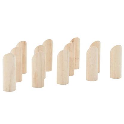 Kubb Spēle Ar Somu, Priedes Masīvkoks