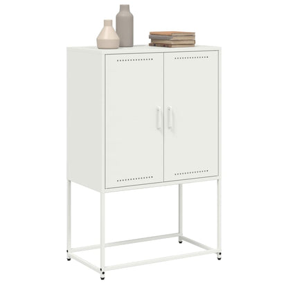 Augstais Skapītis, Balts, 68,5X38,5X107 Cm, Tērauds