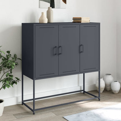 Augstais Skapītis, Sinepju Dzeltens, 100,5X39X107 Cm, Tērauds
