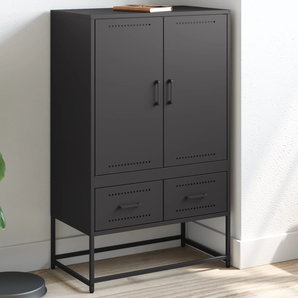 Augstais Skapītis Pelēks 68X39X111,5 Cm, Tērauds