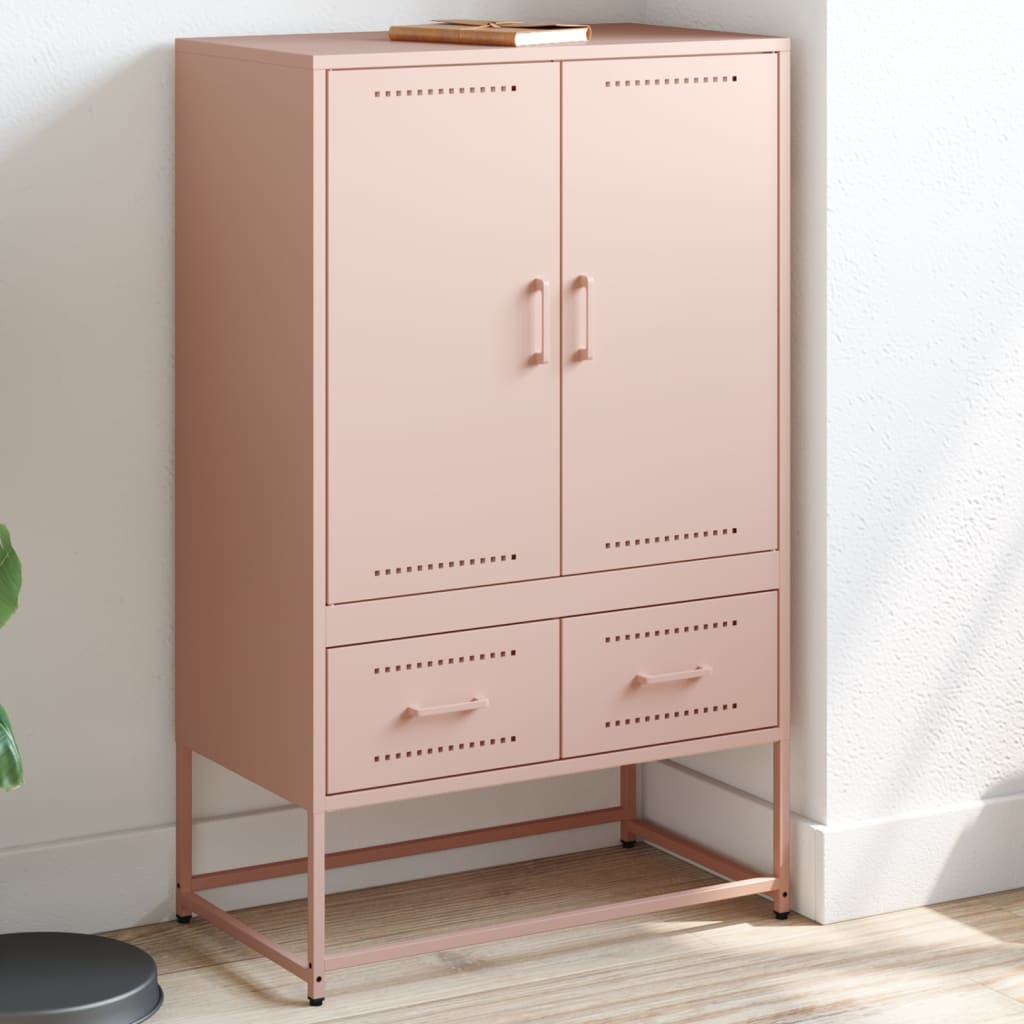 Augstais Skapītis Pelēks 68X39X111,5 Cm, Tērauds