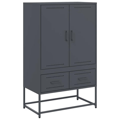 Augstais Skapītis Pelēks 68X39X111,5 Cm, Tērauds