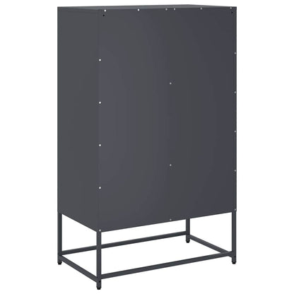 Augstais Skapītis Pelēks 68X39X111,5 Cm, Tērauds