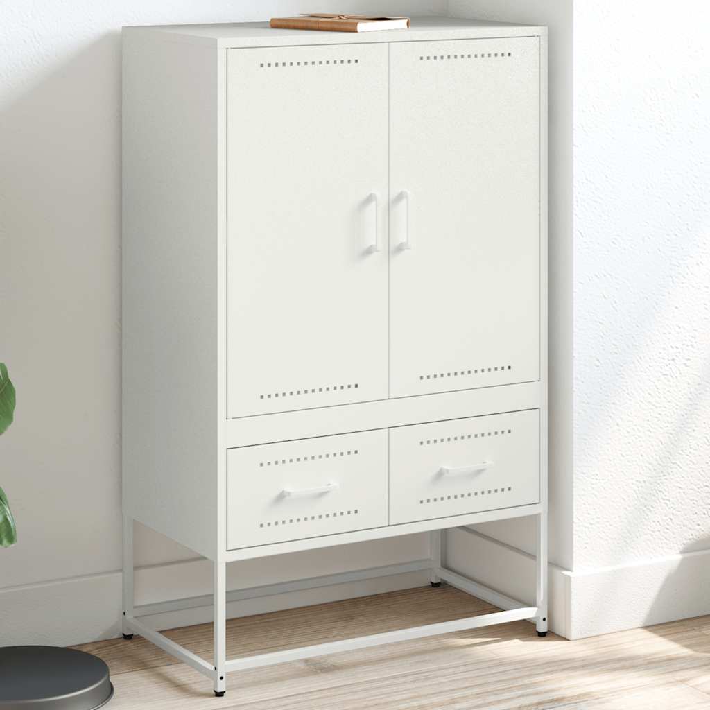 Augstais Skapītis Pelēks 68X39X111,5 Cm, Tērauds