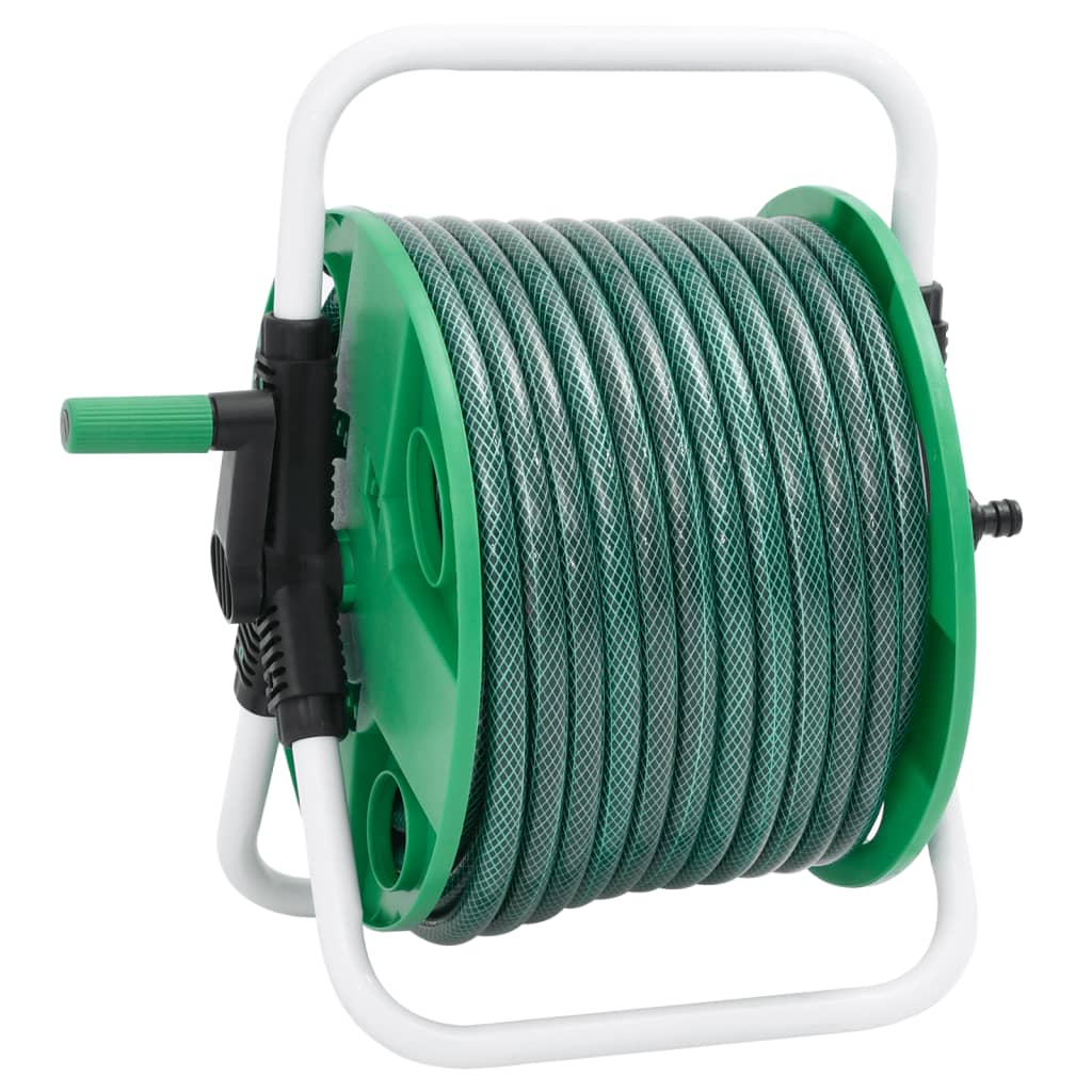 Brīvi Stāvoša Šļūtenes Spole Ar 30 M Pvc Šļūteni, Zaļa