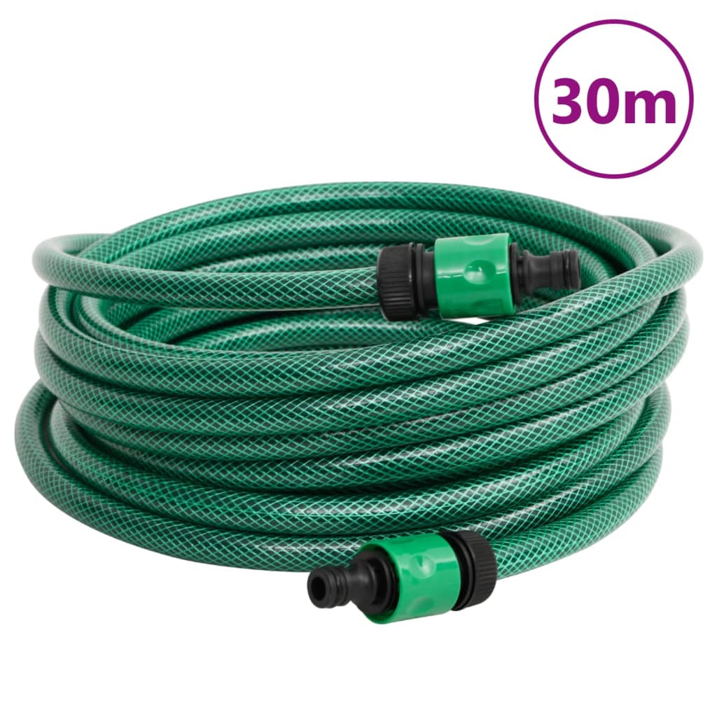Brīvi Stāvoša Šļūtenes Spole Ar 30 M Pvc Šļūteni, Zaļa