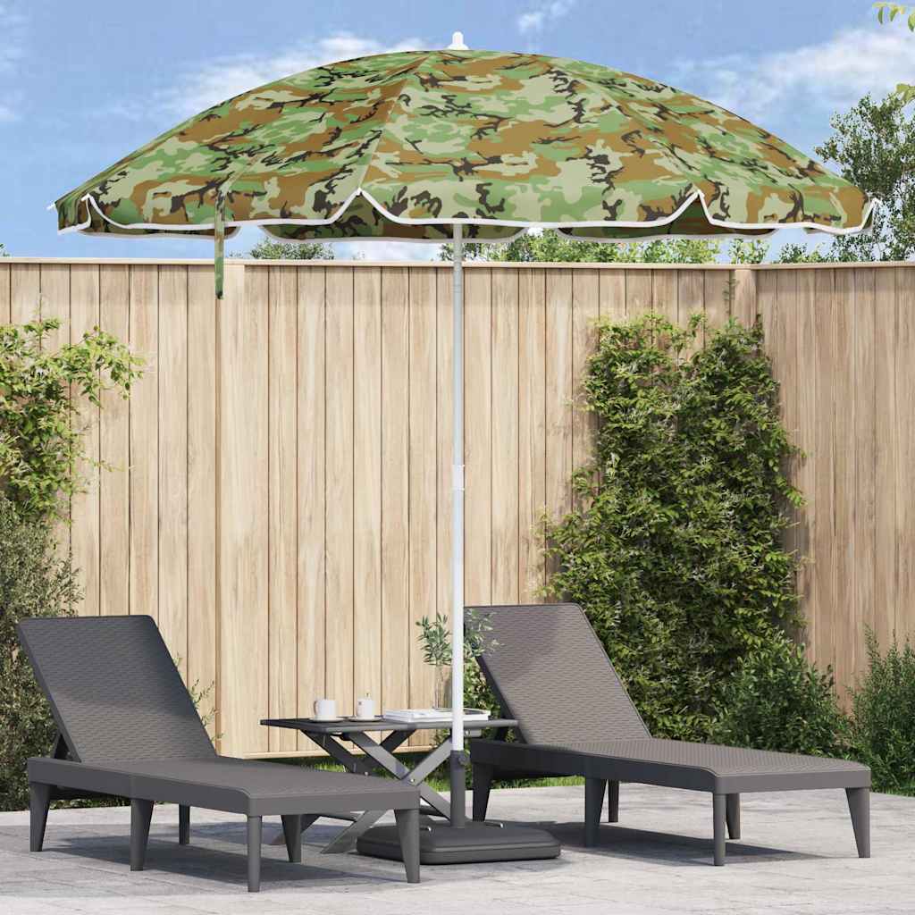 Dārza Parasols 170T Poliesters Zila Un Balta