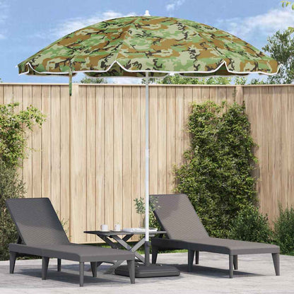 Dārza Parasols 170T Poliesters Zila Un Balta