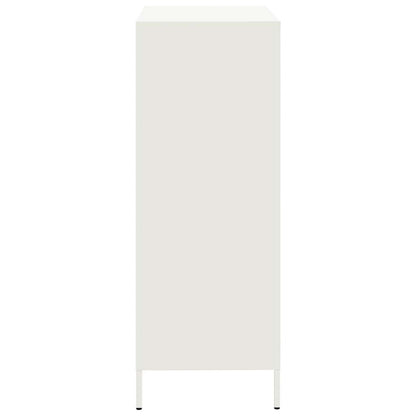 Augstais Skapītis, Balts, 68X39X101,5Cm, Tērauds
