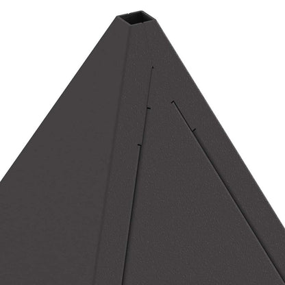 Uguns Bļoda Melna 50 X 50 X 51 Cm Novecināts Tērauds