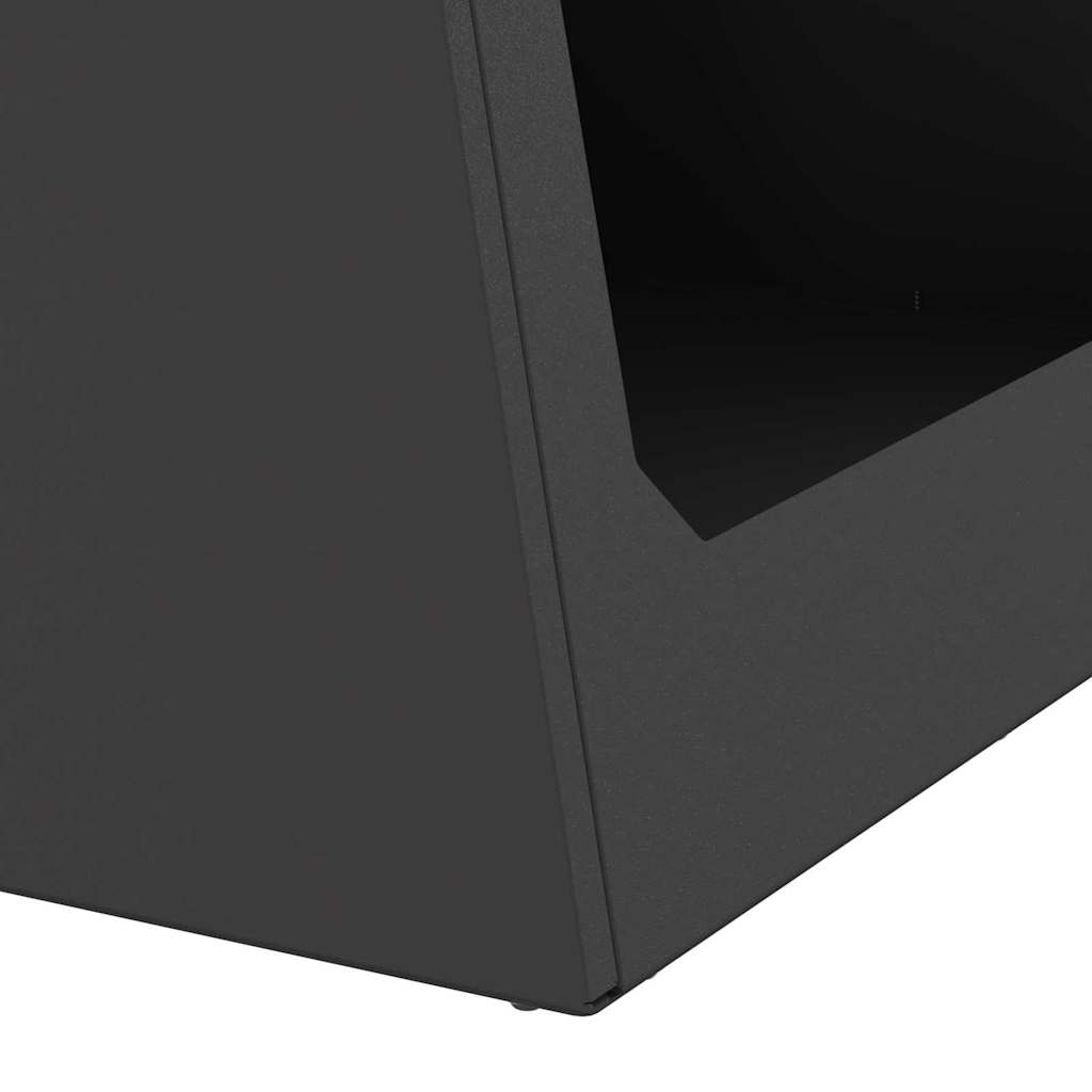 Uguns Bļoda Melna 50 X 50 X 51 Cm Novecināts Tērauds