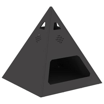 Uguns Bļoda Melna 50 X 50 X 51 Cm Novecināts Tērauds
