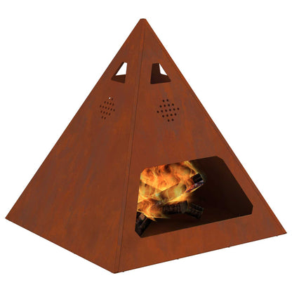 Uguns Bļoda Rūsa 50 X 50 X 51 Cm Novecināts Tērauds