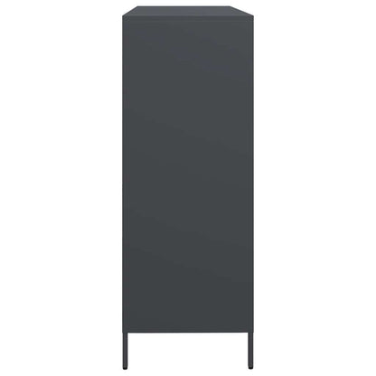 Kumode, Antracītpelēka, 135X39X103,5 Cm, Auksti Velmēts Tērauds